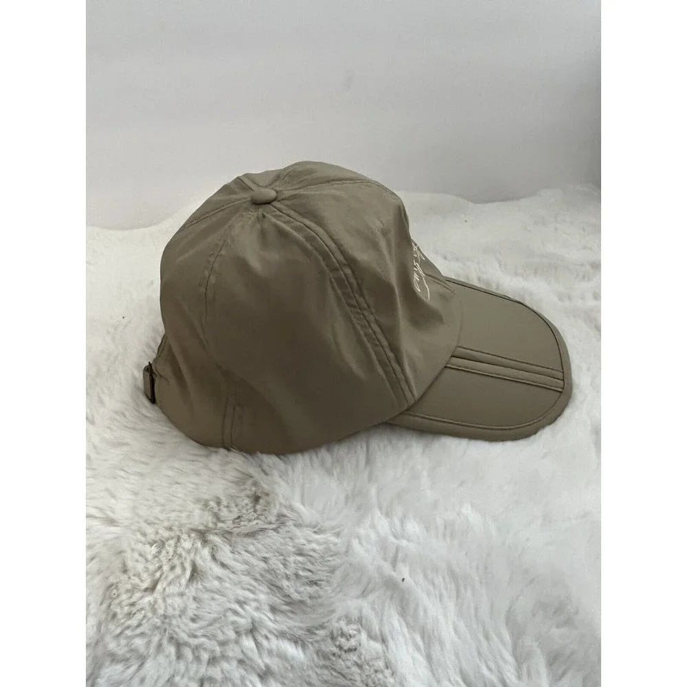 Outfly Hat Tan Folding Foldable Packable Bill Lightweight Vented Fishing